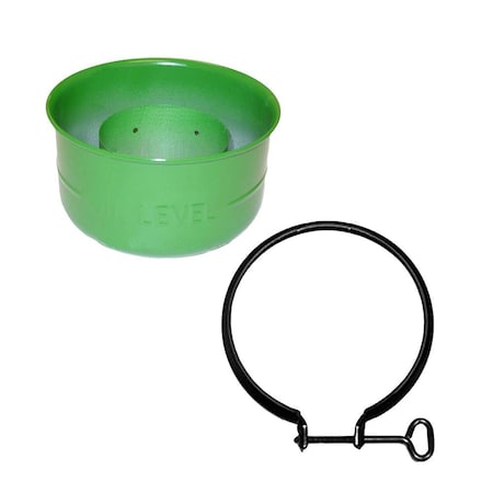 Aic Replacement Parts Universal Oil Bath Air Cleaner Cup/Clamp Kit Fits John Deere-Fits Ford-Fits Case AB1626R-AB1629R-KIT